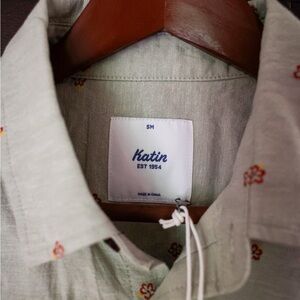 Katin Plume Shirt - Gray with Flowers